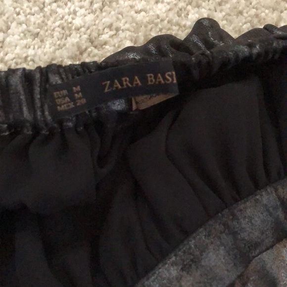 Zara metallic color midi skirt - Picture 7 of 9